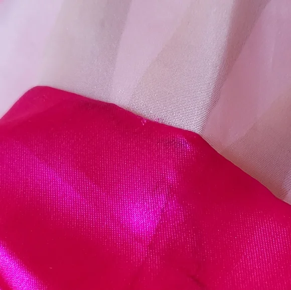 Selkie pink taffeta and satin princess dress - Picture 7 of 7